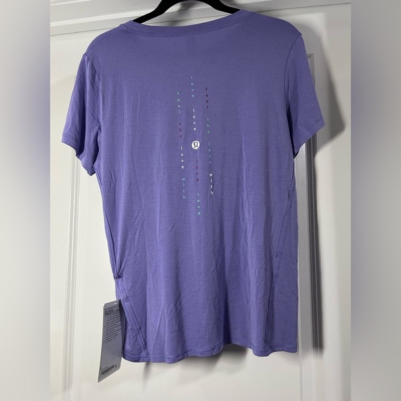 lululemon athletica Dark Lavender Relaxed Short Sleeve Tee - Picture 5 of 7